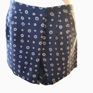 J. Crew Collection Silk Chino Shorts With Wrap Front Closure